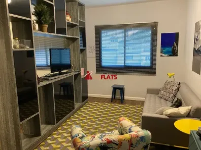 Flat com 1 Quarto à venda, 30m² no Moema, São Paulo