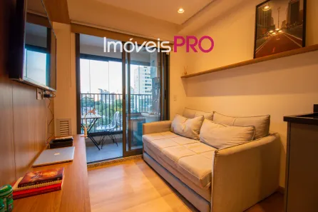 Apartamento com 1 Quarto para alugar, 29m² no Indianópolis, São Paulo