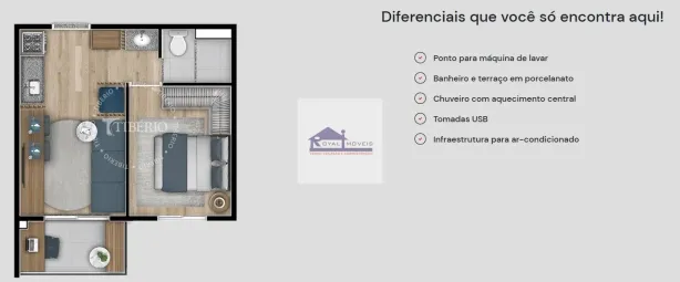 Kitnet com 1 Quarto à venda, 36m² no Vila da Saúde, São Paulo