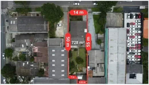 Lote/Terreno à venda, 728m² no Boqueirão, Curitiba