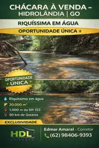 Fazenda/Sítio à venda, 20000m² no , Hidrolândia