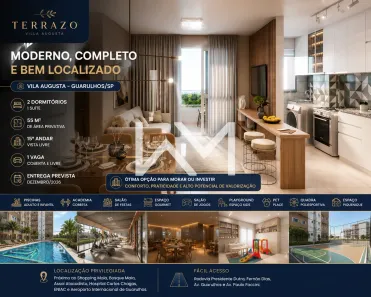 Apartamento com 2 Quartos à venda, 55m² no Vila Augusta, Guarulhos