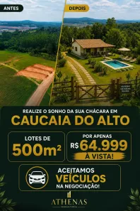 Lote/Terreno à venda, 500m² no Centro (Caucaia do Alto), Cotia