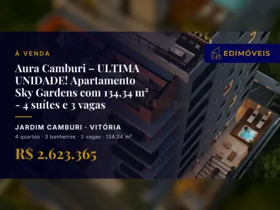 Apartamento com 4 Quartos à venda, 134m² no Jardim Camburi, Vitória