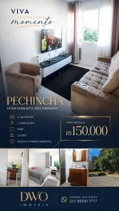 Apartamento com 2 Quartos à venda, 50m² no Pechincha, Rio de Janeiro