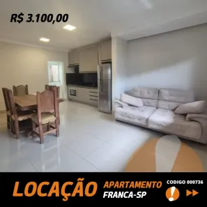 Apartamento com 2 Quartos para alugar, 73m² no Jardim Piratininga, Franca