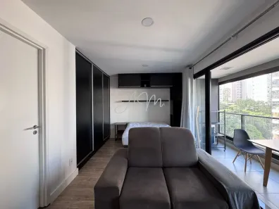 Apartamento com 1 Quarto para alugar, 38m² no Campo Belo, São Paulo