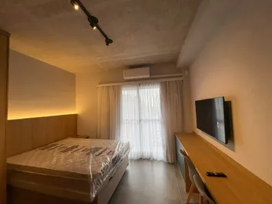Apartamento com 1 Quarto para alugar, 25m² no Indianópolis, São Paulo