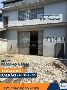 Galpão/Depósito/Armazém para alugar, 300m² no Mutuaguaçu, São Gonçalo