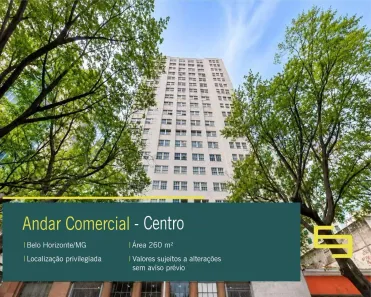 Imóvel Comercial para alugar, 260m² no Centro, Belo Horizonte