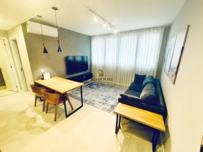 Apartamento com 1 Quarto para alugar, 38m² no Vila São Francisco (Zona Sul), São Paulo