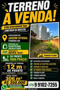 Lote/Terreno à venda, 306m² no Jardim Vitória, Itabuna
