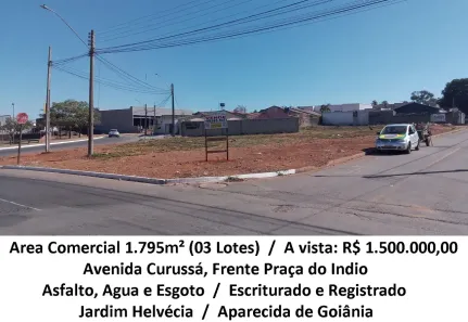 Lote/Terreno à venda, 1795m² no Jardim Helvécia, Aparecida de Goiânia