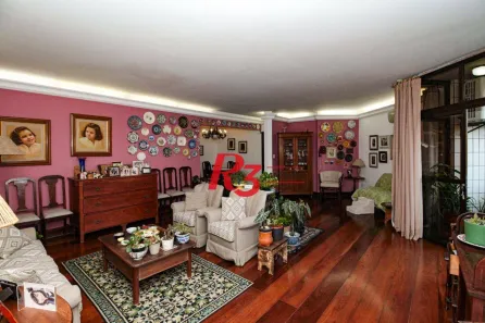 Apartamento com 4 Quartos à venda, 182m² no Pompéia, Santos