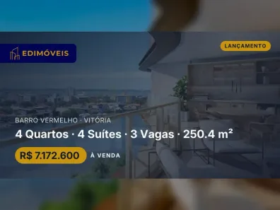 Apartamento com 4 Quartos à venda, 250m² no Barro Vermelho, Vitória