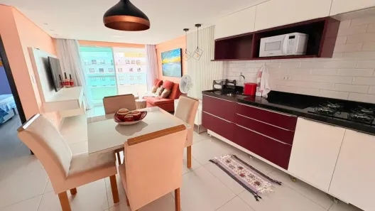 Apartamento com 2 Quartos para alugar, 63m² no Cabo Branco, João Pessoa