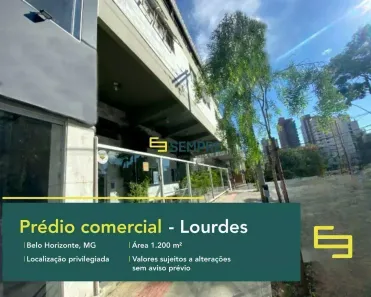 Prédio Comercial para alugar, 1200m² no Lourdes, Belo Horizonte