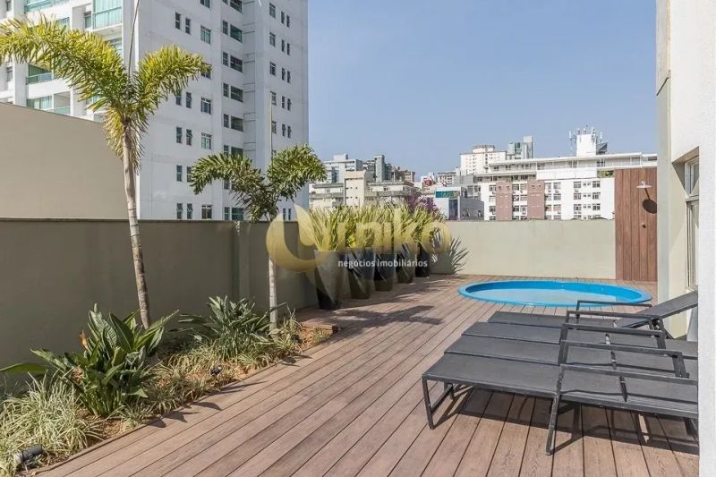 Apartamento com 1 quarto — Funcionários, Belo Horizonte