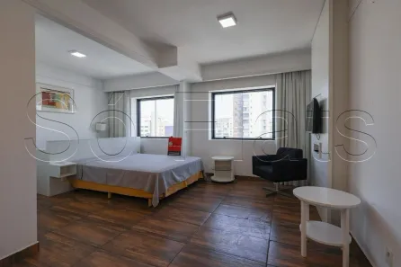 Apartamento com 1 Quarto para alugar, 30m² no Moema, São Paulo