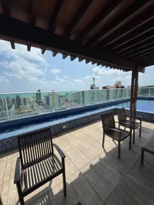 Apartamento com 2 Quartos para alugar, 67m² no Cabo Branco, João Pessoa