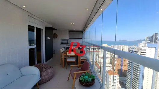 Apartamento com 3 Quartos à venda, 134m² no Gonzaga, Santos