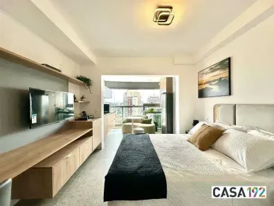 Apartamento com 1 Quarto para alugar, 32m² no Santo Amaro, São Paulo