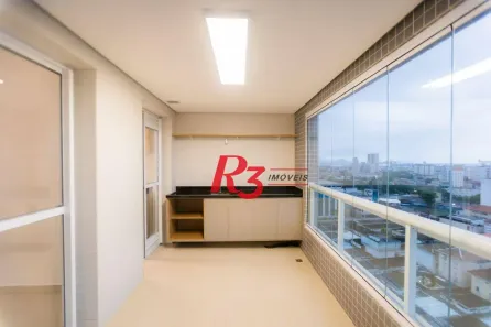 Apartamento com 2 Quartos para alugar, 82m² no Boqueirão, Santos
