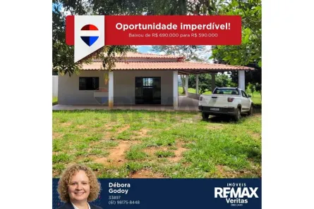 Fazenda/Sítio com 2 Quartos à venda, 25000m² no , Águas Lindas de Goiás