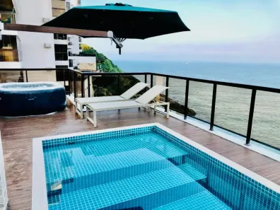 Cobertura com 3 Quartos à venda, 185m² no Mar e Céu, Guarujá