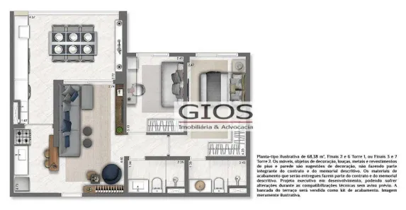 Apartamento com 2 Quartos à venda, 68m² no Vila Carrão, São Paulo