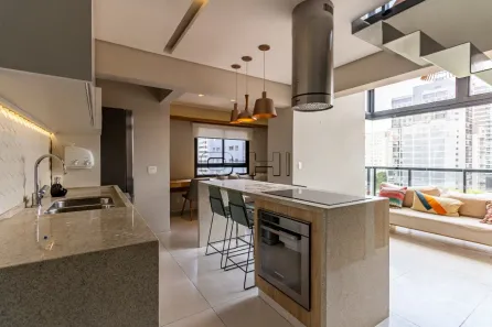 Apartamento com 1 Quarto para alugar, 80m² no Vila Olímpia, São Paulo