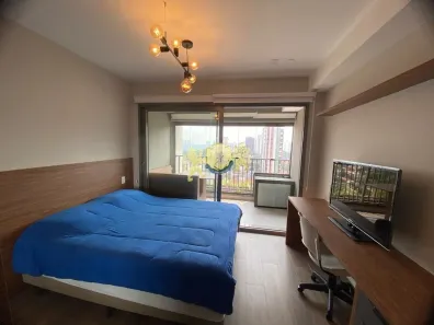 Flat com 1 Quarto para alugar, 29m² no Indianópolis, São Paulo