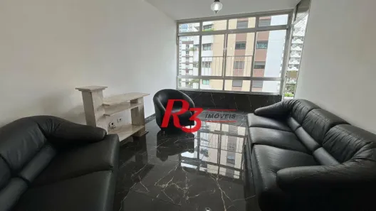 Apartamento com 2 Quartos para alugar, 110m² no Boqueirão, Santos