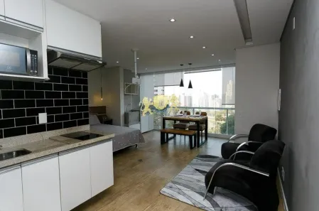 Flat com 1 Quarto à venda, 35m² no Real Parque, São Paulo