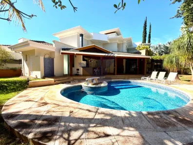 Casa de Condomínio com 5 Quartos para alugar, 416m² no Loteamento Alphaville Campinas, Campinas