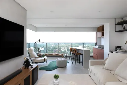 Apartamento com 1 Quarto à venda, 67m² no Santo Amaro, São Paulo
