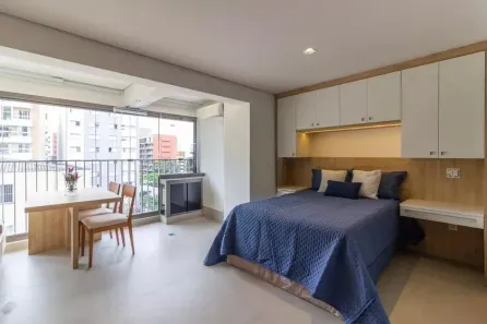 Kitnet com 1 Quarto à venda, 30m² no Cerqueira César, São Paulo