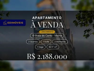 Apartamento com 2 Quartos à venda, 82m² no Praia do Canto, Vitória