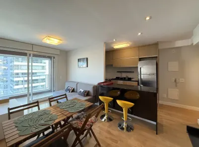 Apartamento com 1 Quarto para alugar, 53m² no Campo Belo, São Paulo