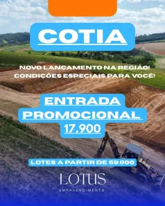 Lote/Terreno à venda, 500m² no Centro, Cotia