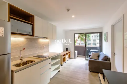 Apartamento com 1 Quarto para alugar, 40m² no Cerqueira César, São Paulo