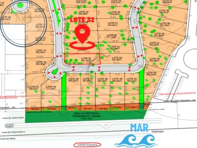 Lote/Terreno à venda, 501m² no Guarajuba (Monte Gordo), Camaçari