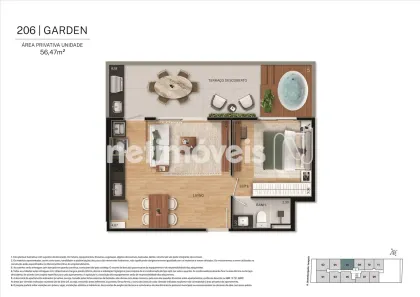 Apartamento com 1 Quarto à venda, 56m² no Praia do Canto, Vitória