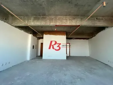 Sala Comercial para alugar, 49m² no Vila Mathias, Santos