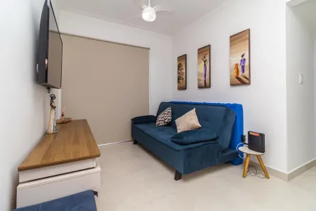 Apartamento com 1 Quarto para alugar, 52m² no Boqueirão, Praia Grande