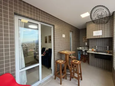 Apartamento com 1 Quarto para alugar, 55m² no Real, Praia Grande
