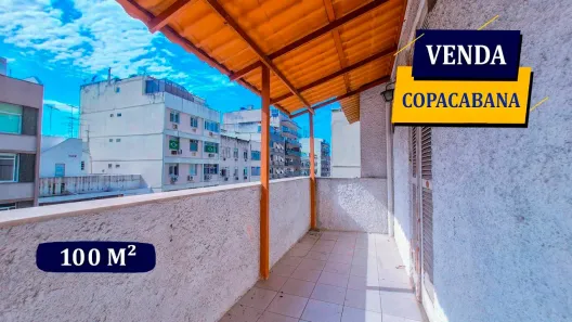 Apartamento com 3 Quartos para alugar, 100m² no Copacabana, Rio de Janeiro