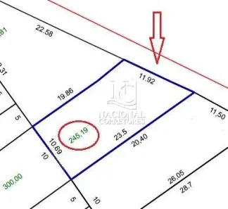 Lote/Terreno à venda, 245m² no Parque Novo Oratório, Santo André