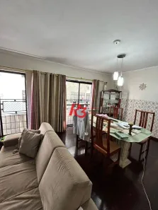 Apartamento com 3 Quartos à venda, 128m² no Gonzaga, Santos