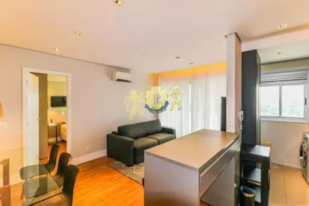 Flat com 1 Quarto para alugar, 50m² no Santo Amaro, São Paulo